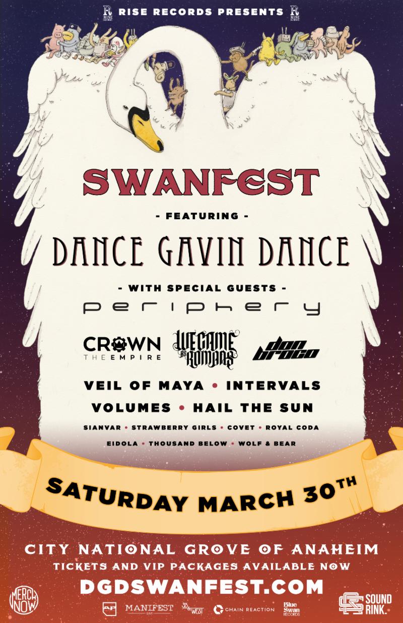 Dance Gavin Dance's Inaugural Swanfest A Huge, Sell-Out Success