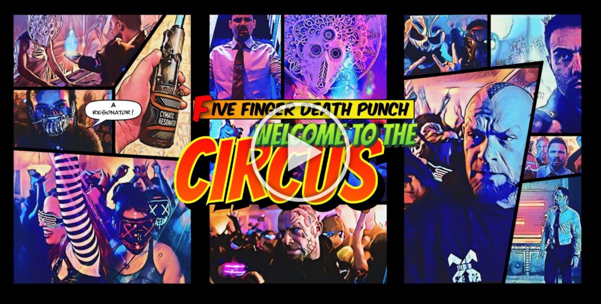 Five Finger Death Punch Drop Official Music Videos For "Times Like These" and "Welcome To The Circus"