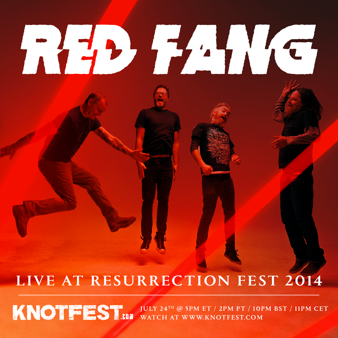 Knotfest.com Concert Streaming Series Announces Red Fang Live at Resurrection Fest 2014 (Viveiro, Spain)
