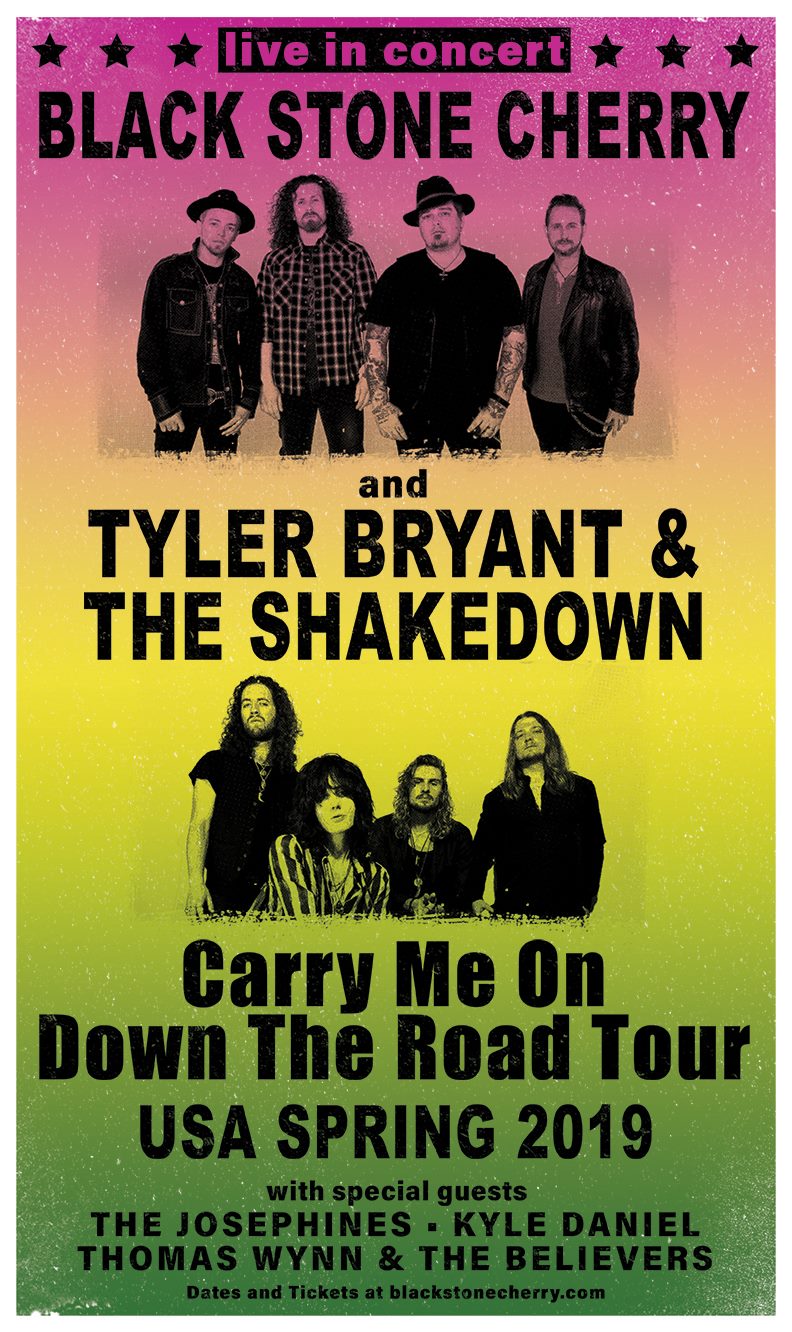 TYLER BRYANT & THE SHAKEDOWN Begin U.S. Tour w/ Black Stone Cherry