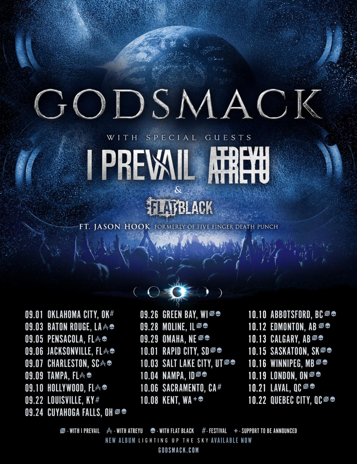 Godsmack Announce Fall Tour