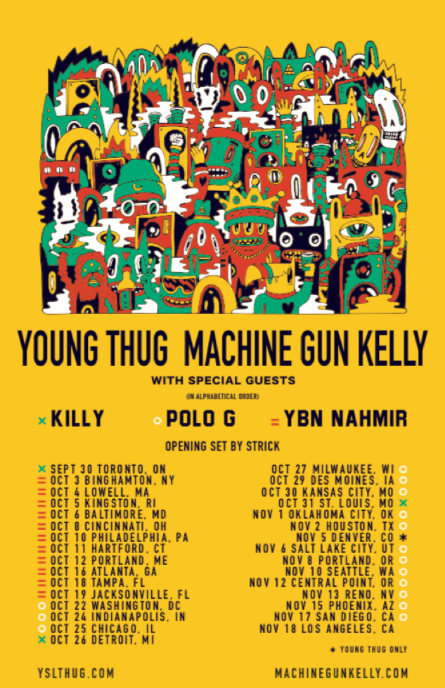 Young Thug & Machine Gun Kelly Announce North American Fall Tour