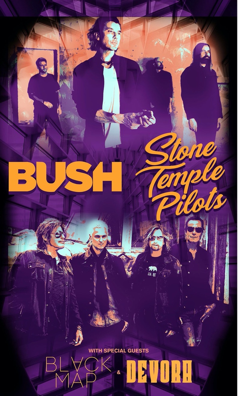 BUSH AND STONE TEMPLE PILOTS ANNOUNCE CO-HEADLINE TOUR BEGINNING SEPTEMBER 30