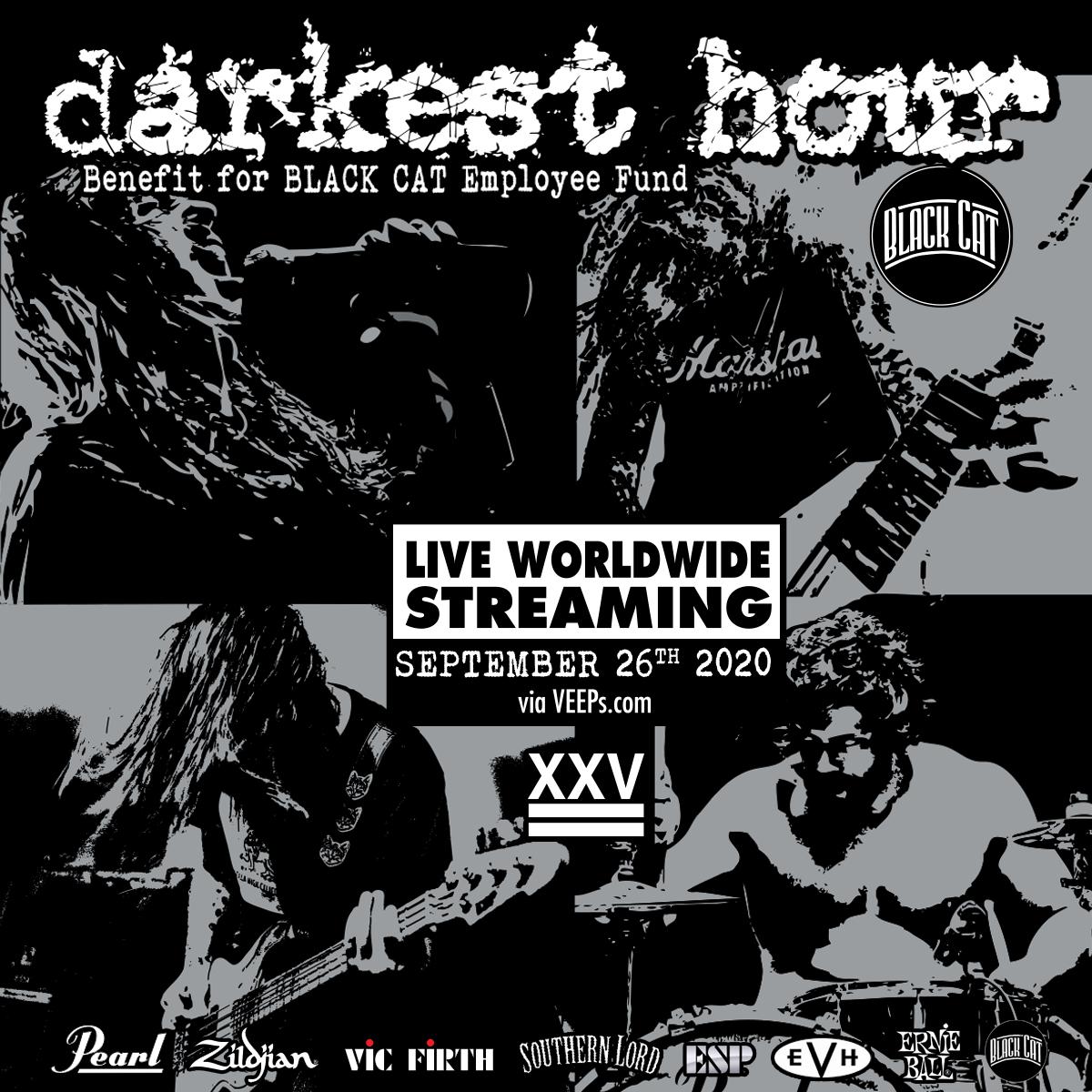 DARKEST HOUR Announces Livestream Event To Benefit The Black Cat Employee Fund