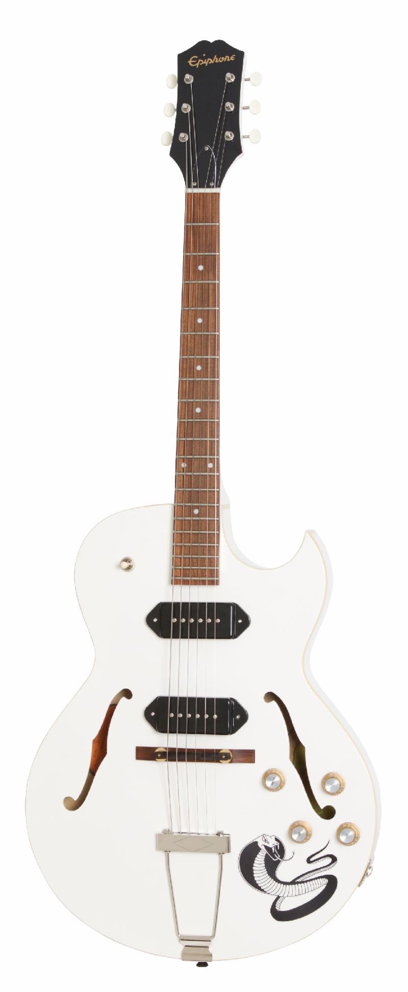 Epiphone-Ltd. Ed. George Thorogood White Fang ES-125 TDC Outfit-Announced; Good To Be Bad Tour-45 Years Of Rock, Continues June 22