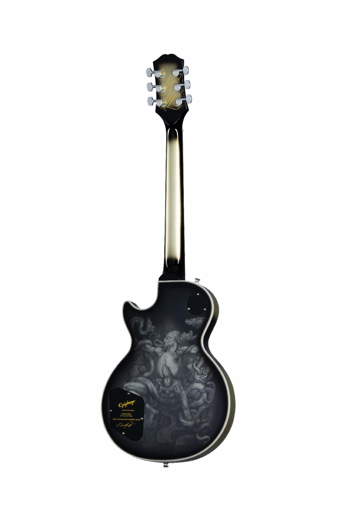 Adam Jones of TOOL and Epiphone Unveil Ernest Fuch’s “ANTI-LAOKOON 1965” Limited-Edition Les Paul Custom Silverburst Guitar