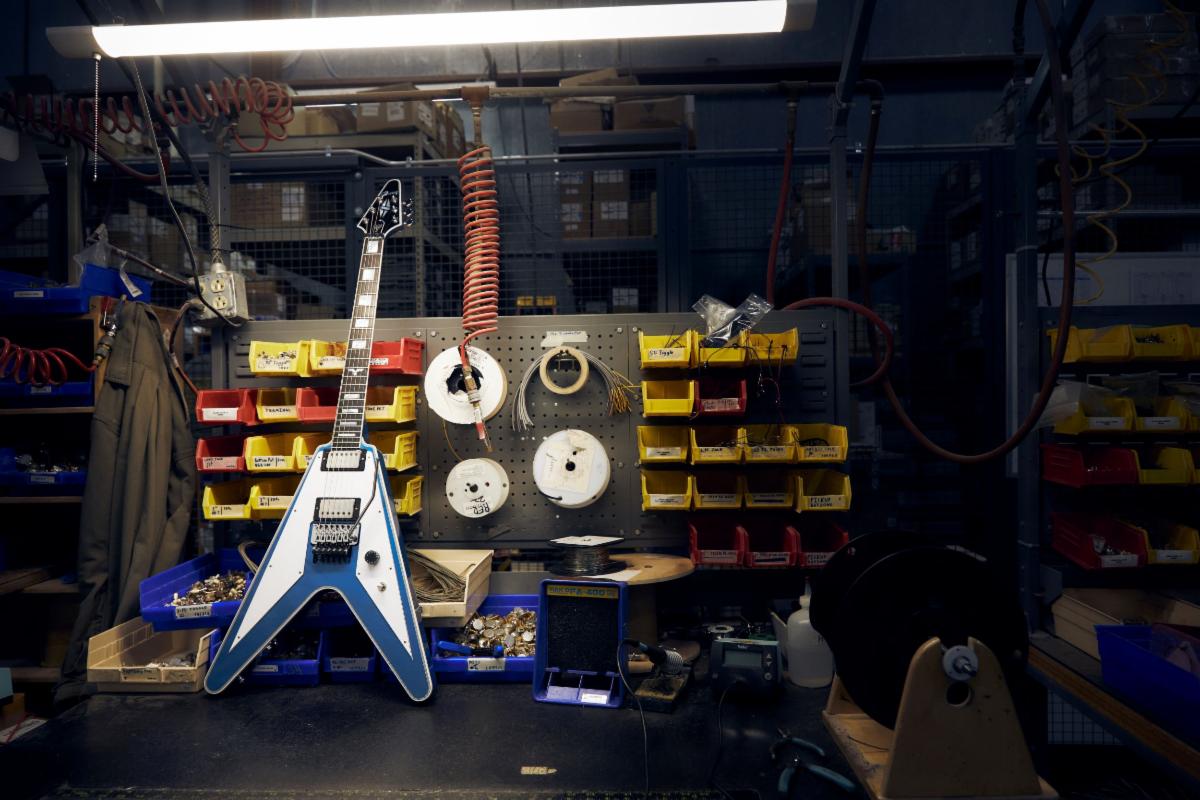 Richie Faulkner of Judas Priest and Elegant Weapons Partners with Gibson Custom Shop to Create the ‘Richie Faulkner Flying V Custom’, Available Worldwide Today