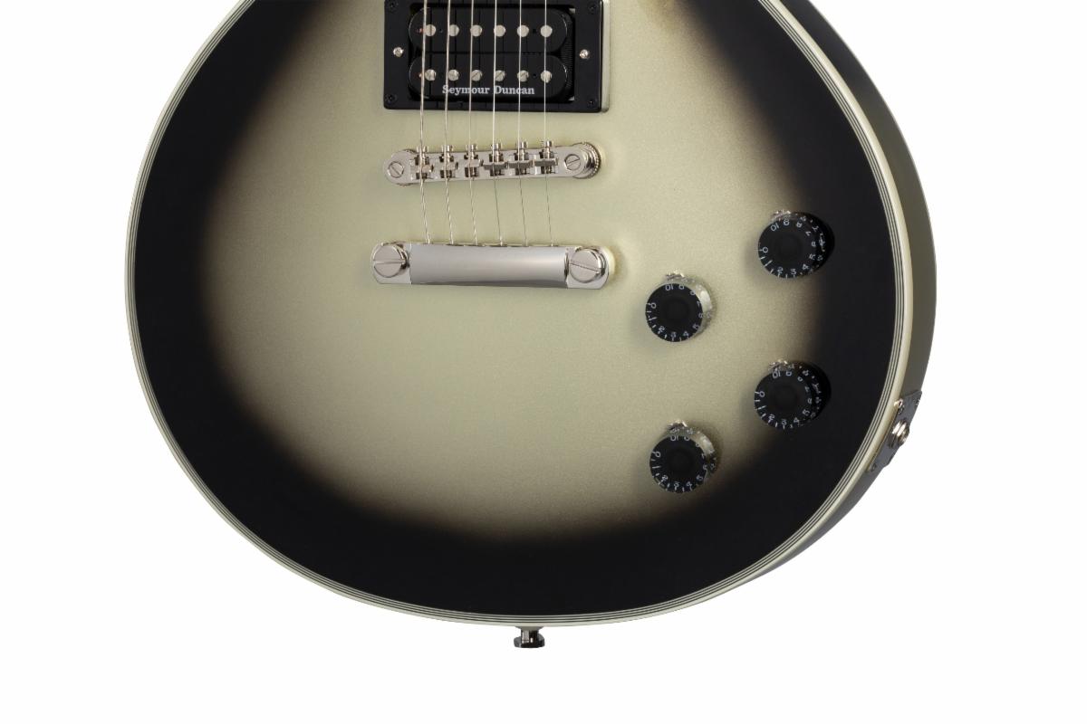 Adam Jones of TOOL and Epiphone Unveil Ernest Fuch’s “ANTI-LAOKOON 1965” Limited-Edition Les Paul Custom Silverburst Guitar