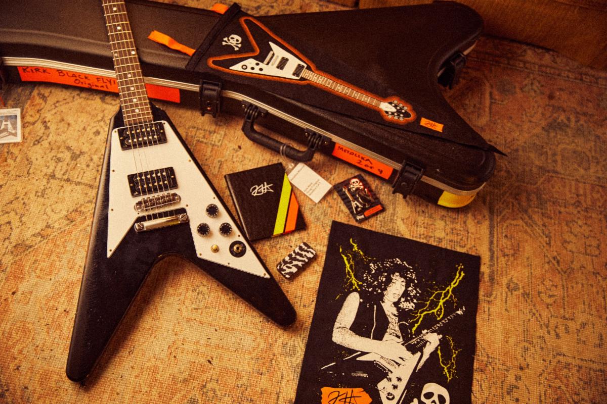 Kirk Hammett: Gibson Partners with Metallica Guitarist To Create His 1979 Flying V, One of the Most Important Heavy Metal Guitars of All-time