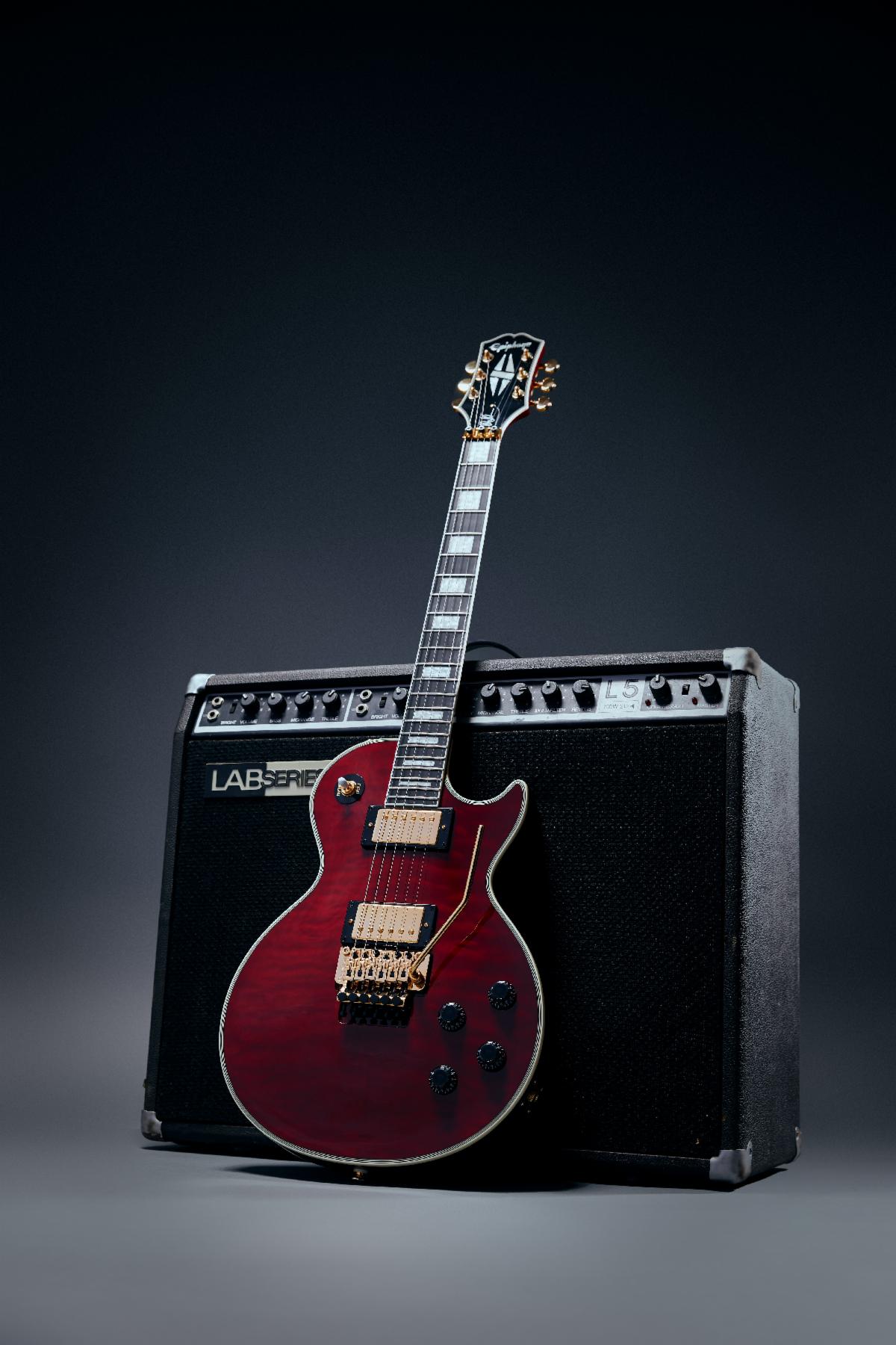 RUSH Lead Guitarist and Rock ‘n’ Roll Hall of Fame Legend Alex Lifeson Debuts New Epiphone Les Paul Custom in Ruby