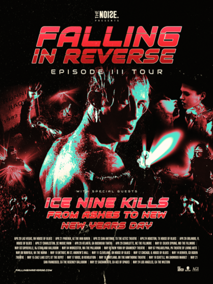 New Years Day Announces U.S. Spring Tour With Falling In Reverse