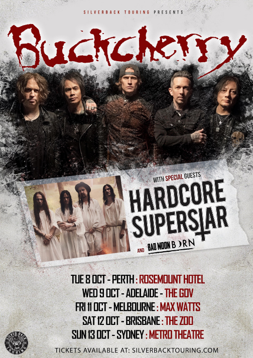 Buckcherry Announces Australia and Japan Tour Dates