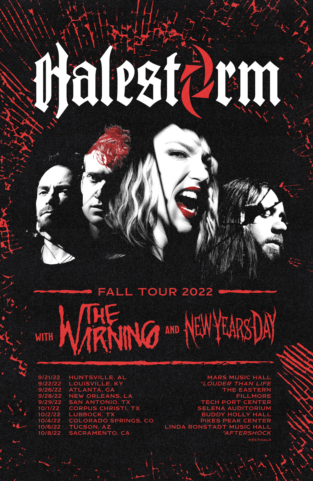 New Years Day Joins Halestorm For Their Fall Headline Tour