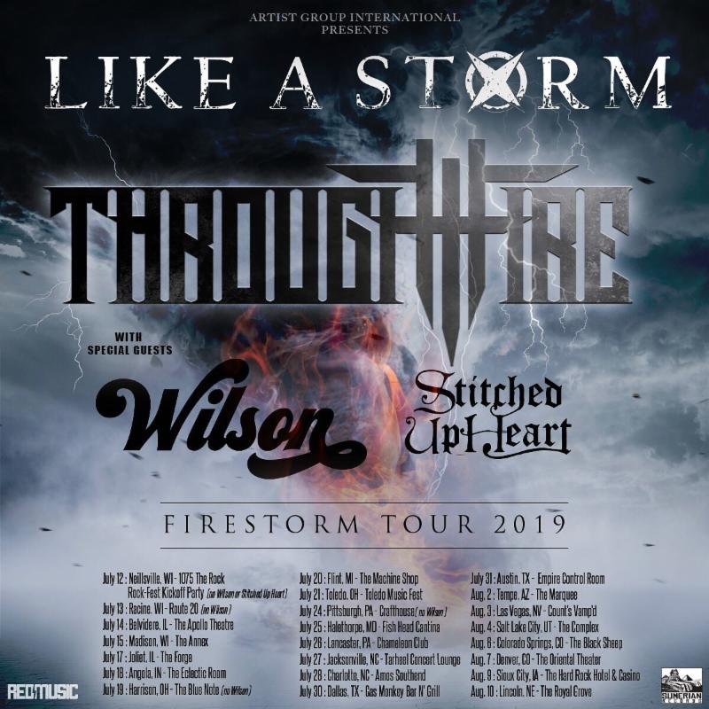 Like A Storm And Through Fire Announce Co-Headline Firestorm Tour 2019