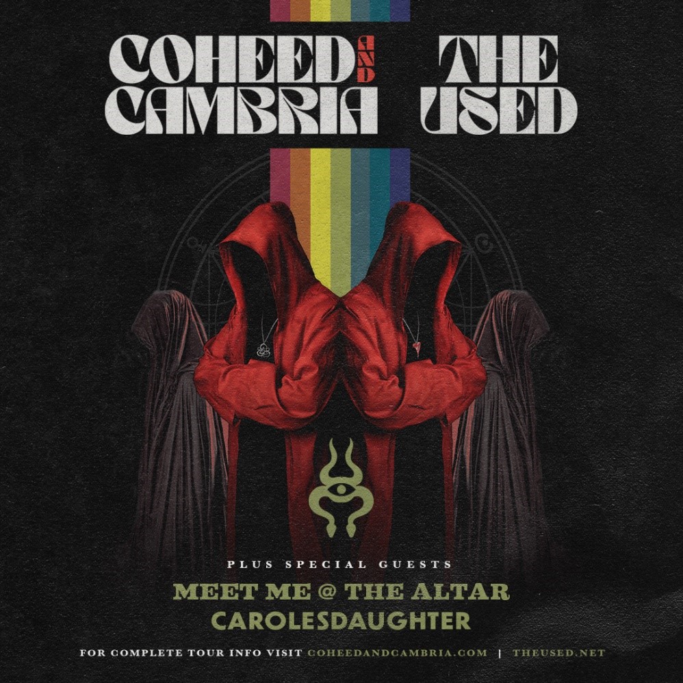 COHEED AND CAMBRIA & THE USED ANNOUNCE CO-HEADLINING 2021 TOUR