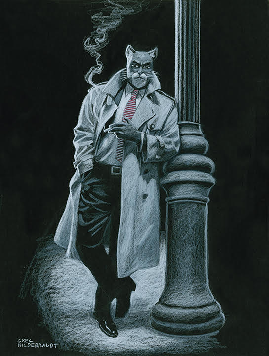Blacksad by Greg Hildebrandt