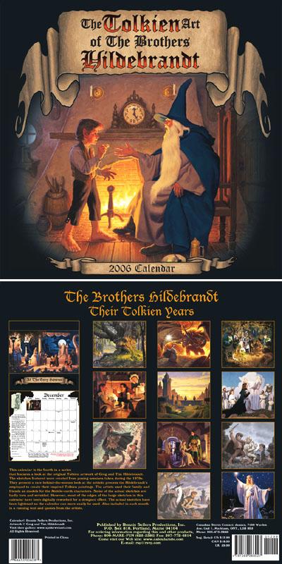 Tolkein Calendar by Greg Hildebrandt
