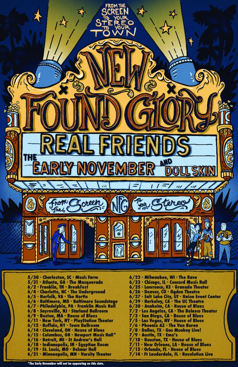 New Found Glory Announces The 'From The Screen To Your Stereo To Your Town' Tour