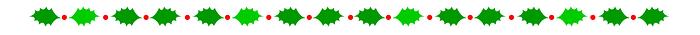 Collection of simple christmas themed borders divider graphics including holly border candy cane pattern christmas trees and more