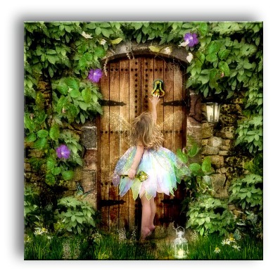 Little Girl Door Key