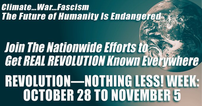 Join the nationwide effort--Revolution Nothing Less Week