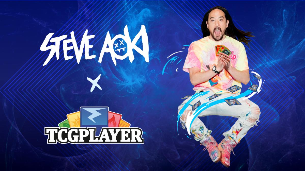 Steve Aoki Launches TCGplayer Partnership with  Million of Pokémon Inventory from his Personal Collection