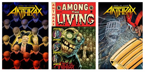 Anthrax + Z2 Comics All-Star Lineup for "Among The Living" Graphic Novel