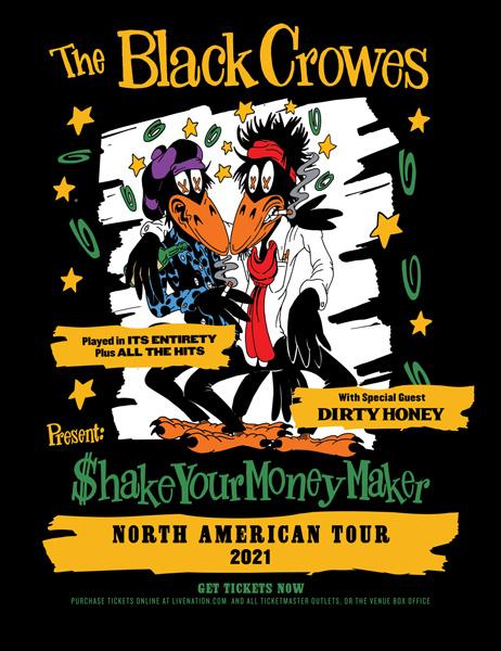 Dirty Honey: Main Support on The Black Crowes' Summer 2021 U.S. Tour