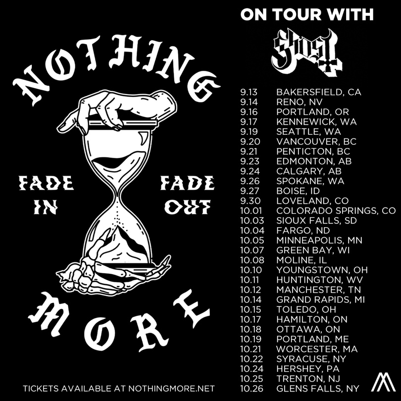 Nothing More Release Video For "Fade In/Fade Out"