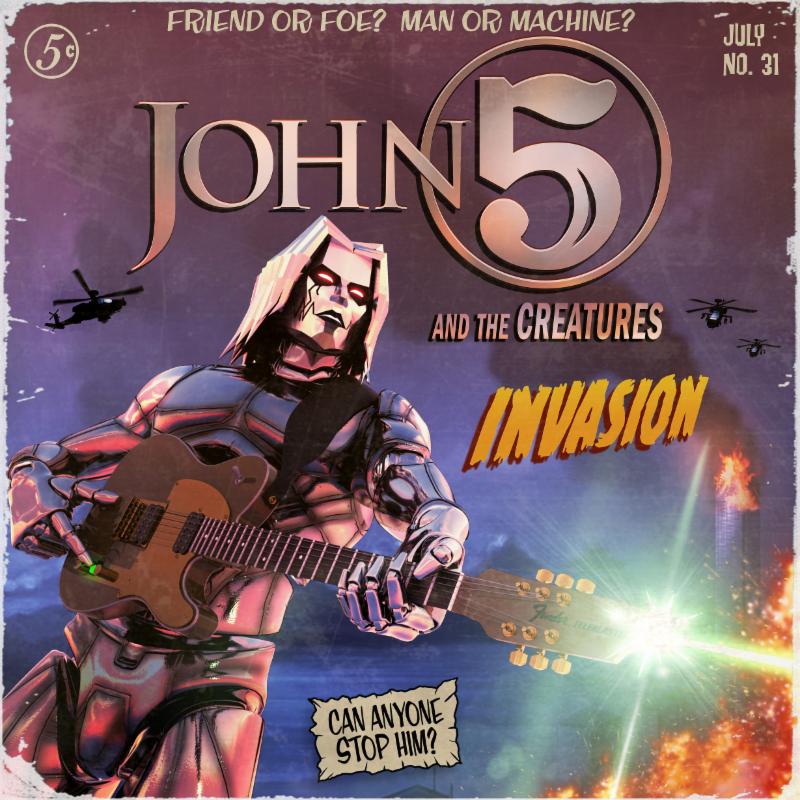 JOHN 5 AND THE CREATURES Release New Album, "Invasion", Today + New Music Video for "I Want It All"