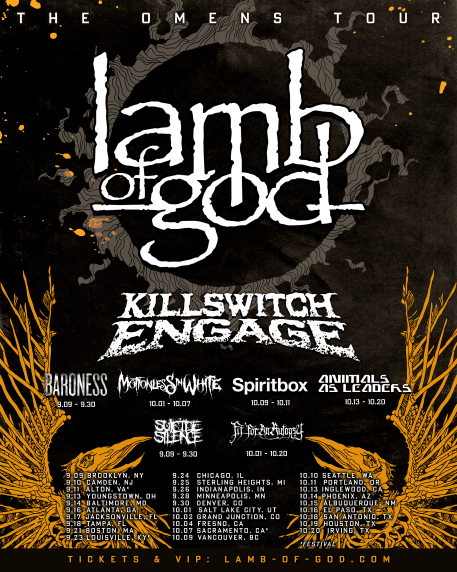 LAMB OF GOD Drops GRAYSCALE Single Before Tomorrow's Omens Tour Kickoff