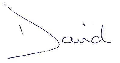 David Healy Signature (First Name)