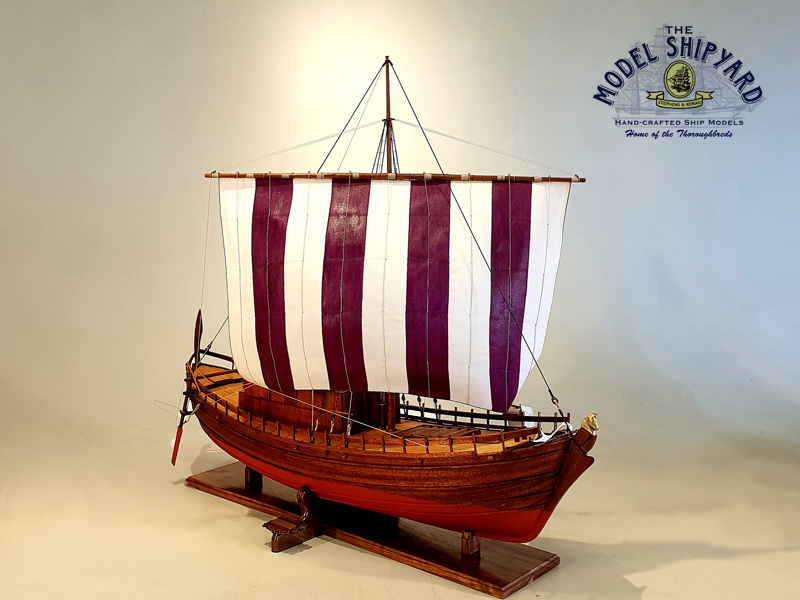 Phoenicia-Wooden-Scale-Model-Ship-Starboard-Bow