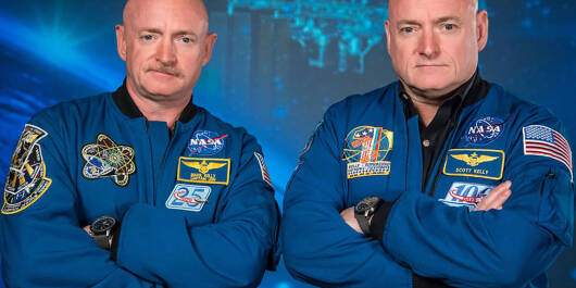 Recent photo released by NASA shows former astronaut Scott Kelly (R), who was the Expedition 45/46 commander during his one-year mission aboard the International Space Station, along with his twin brother, former astronaut Mark Kelly (L). - The Twins Study, by the Journal Science, is helping scientists better understand the impacts of spaceflight on the human body through the study of identical twins. Retired astronaut Scott Kelly spent 340 days in low-Earth orbit aboard the International Space Station while retired astronaut Mark Kelly, his identical twin, remained on Earth. The twins’ genetic similarity provided scientists with a reduced number of variables and an ideal control group, both important to scientific investigation. (Photo by Robert MARKOWITZ / NASA / AFP)