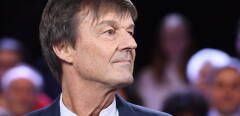 Former French minister for the Ecological and Inclusive Transition Nicolas Hulot poses before taking part in the political TV show "L'emission politique", on November 22, 2018 on a set of French TV France 2 in Saint-Cloud, outside Paris. (Photo by Bertrand GUAY / AFP)