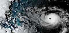 Image satellite de l'ouragan Dorian, le 30 août 2019.