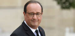 Francois Hollande à l'Elysée, le 30 septembre 2019.