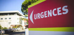 Illustration photo showing a sign displaying "emergency". February 26, 2020.