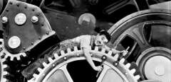 les temps modernes
moderns times 
1936
réal : Charles Chaplin
Charlie Chaplin.
Collection Christophel © united artists