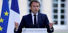 Emmanuel Macron à l’Elysée lundi 29 juin lors de son allocution face aux 150 membres de la Convention citoyenne pour le climat.