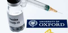 (FILES) In this file photo taken on November 23, 2020 This illustration picture taken in Paris shows a syringe and a bottle reading "Covid-19 Vaccine" next to AstraZeneca company and University of Oxford logos. - The University of Oxford and drug manufacturer AstraZeneca have applied to the UK health regulator for permission to roll out their Covid-19 vaccine, Health Minister Matt Hancock said on December 23, 2020. "I'm delighted to be able to tell you that the Oxford AstraZeneca vaccine developed here in the UK has submitted its full data package to the MHRA for approval," he said. (Photo by JOEL SAGET / AFP)