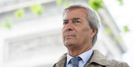 Chairman and CEO of French industrial group Bollore Group Vincent Bollore during the inauguration of the first 100% electrical bus line in Ile-de-France. Paris, FRANCE-30/05/2016. //MEIGNEUX_meigneuxB032/Credit:ROMUALD MEIGNEUX/SIPA/1605301741