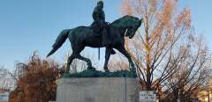 Statue du général Lee à Charlottesvilles USA.