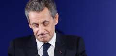 (FILES) This file photo taken on taken on November 20, 2016 in Paris shows former French president Nicolas Sarkozy - Nicolas Sarkozy was convicted on September 30, 2021 of illegal campaign financing in the second trial of the so-called Bygmalion case. (Photo by IAN LANGSDON / POOL / AFP)