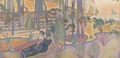 Henri-Edmond Cross (1856-1910)
Composition, dit aussi L’Air du soir
1893-1894
Huile sur toile
116 x 164 cm
Paris, musée d’Orsay
Photo © Musée d’Orsay,