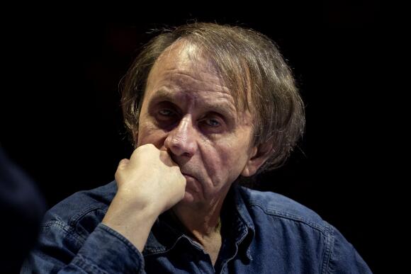 French writer Michel Houellebecq takes part in a debate "Dialogue in Europe" on April 25, 2019 in Paris. (Photo by Lionel BONAVENTURE / AFP)
