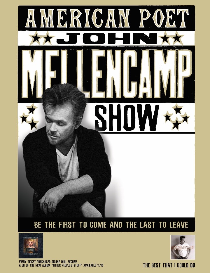 JOHN MELLENCAMP TO EMBARK ON 2019 TOUR“THE JOHN MELLENCAMP SHOW”