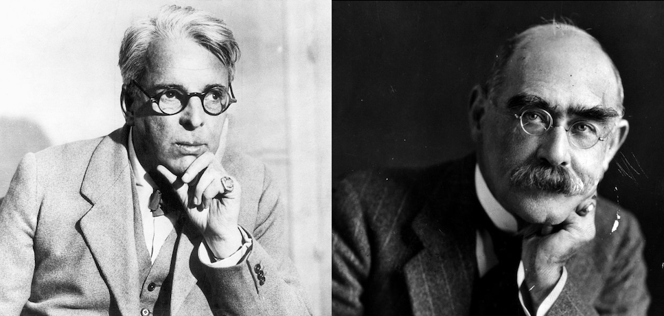 TODAY: In 1934, Rudyard Kipling and W. B. Yeats are awarded the Gothenburg Prize for Poetry.