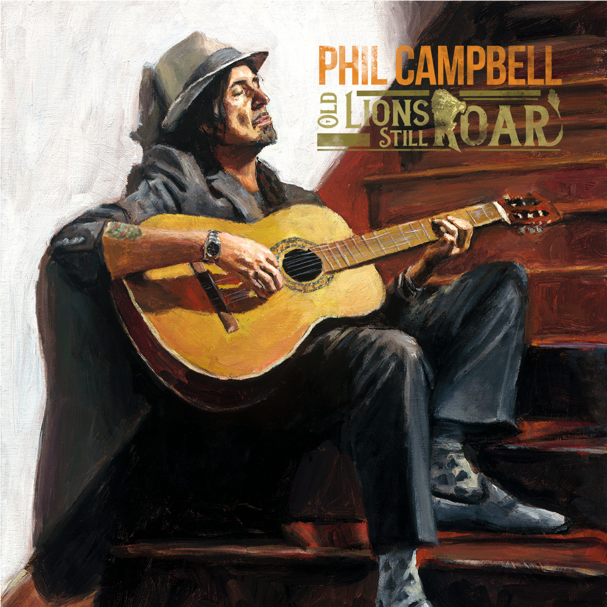 PHIL CAMPBELL - Releases Brand New Song "Straight Up [feat. Rob Halford]" + Old Lions Still Roar Out Now!