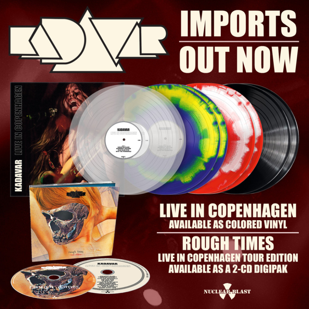 Kadavar Live In Copenhagen Out Now On Vinyl Digitally Cd Version Pushed To Oct 26 Shockwave Magazine